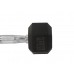 FixtureDisplays® Rubber Dumbbell in Pair - with Metal Handles Pair of two 10 lbs Dumbbells 15188